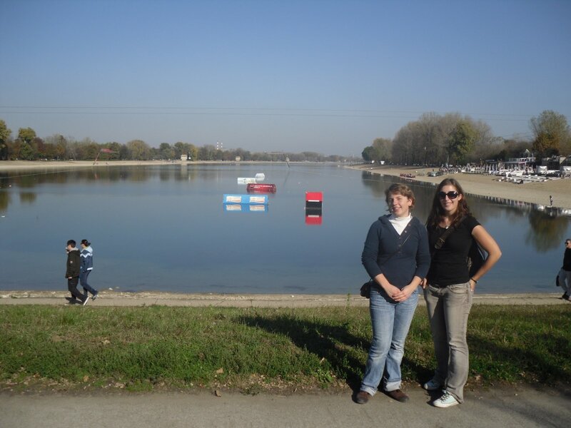 Two Women on a Riverbank