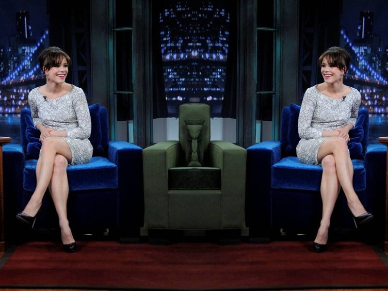 Two Women on a Talk Show — Blue
