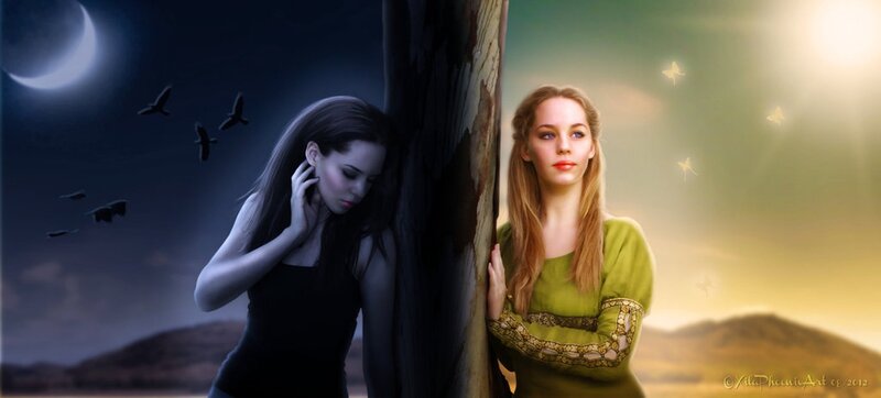Two Women on a Tree