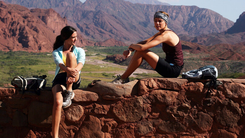 Two Women on a Wall