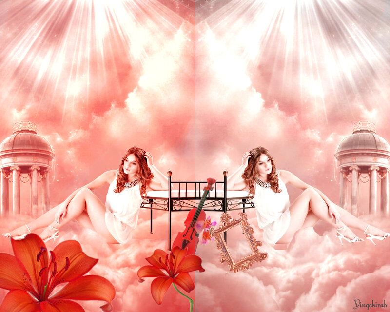 Two Women on Cloud Bed