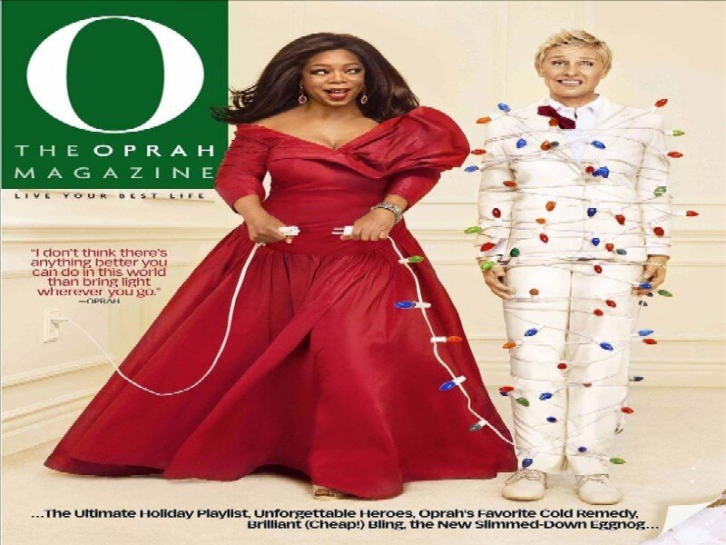 Two Women on Magazine Cover