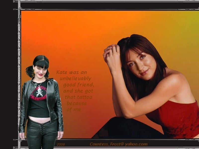 two women on orange background