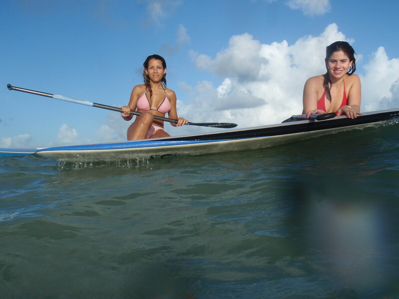 Two Women on Paddleboard