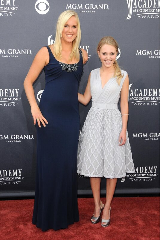 Two women on red carpet