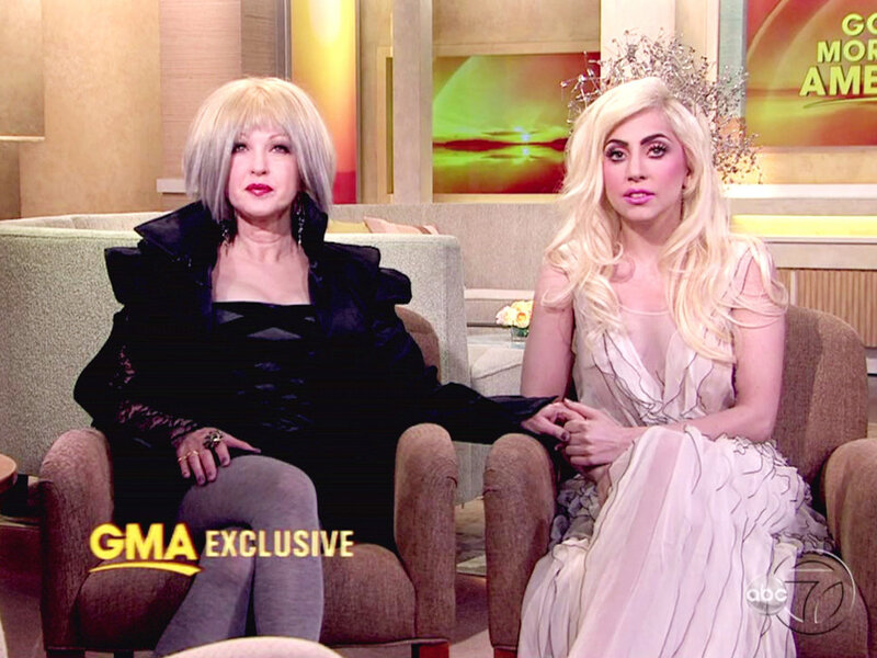 Two Women on Talk Show — Beige