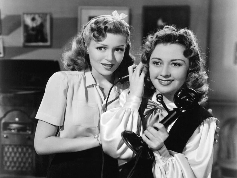 Two Women on Telephone