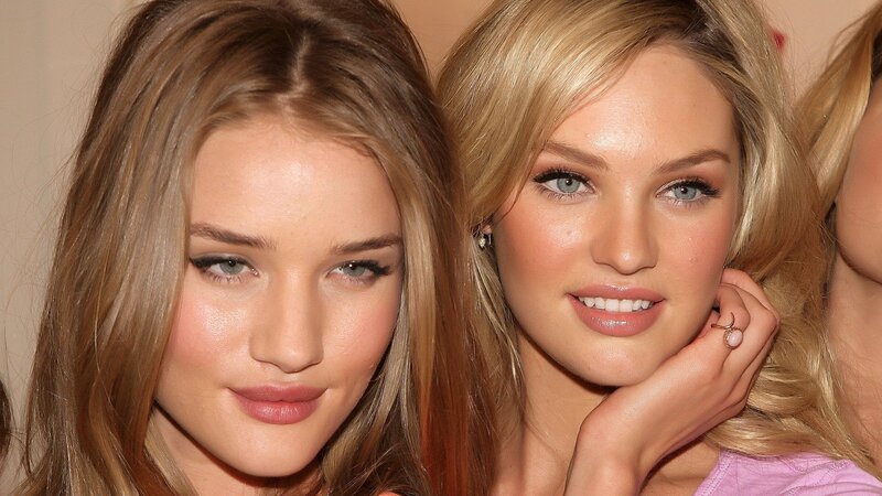 Two Women Posing — Blonde, Neutral, Photograph, Hair, Makeup