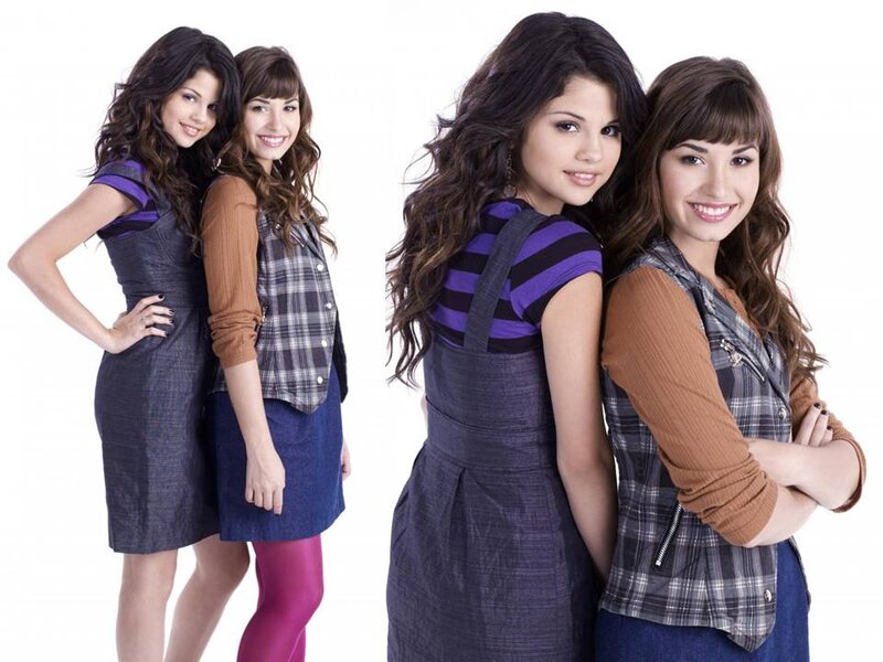 Two Women Posing — Purple, Friendly