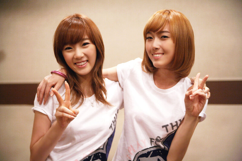 two women posing together