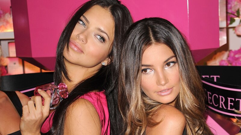 Two Women Posing Together — Pink