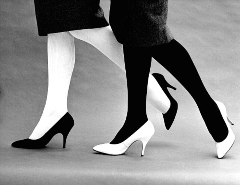 Two Women's Legs — Black
