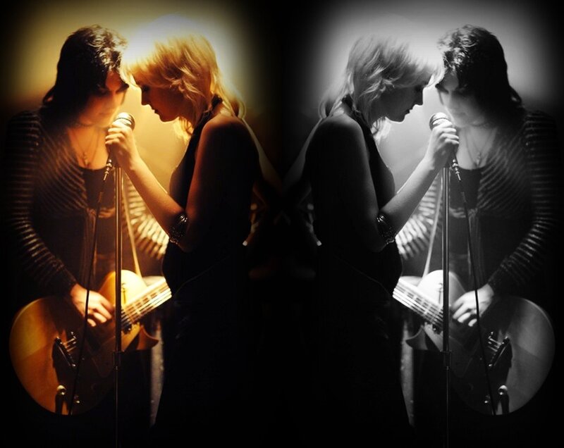 Two Women Singing Together