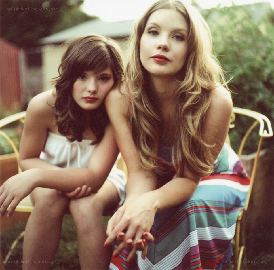 two women sitting together