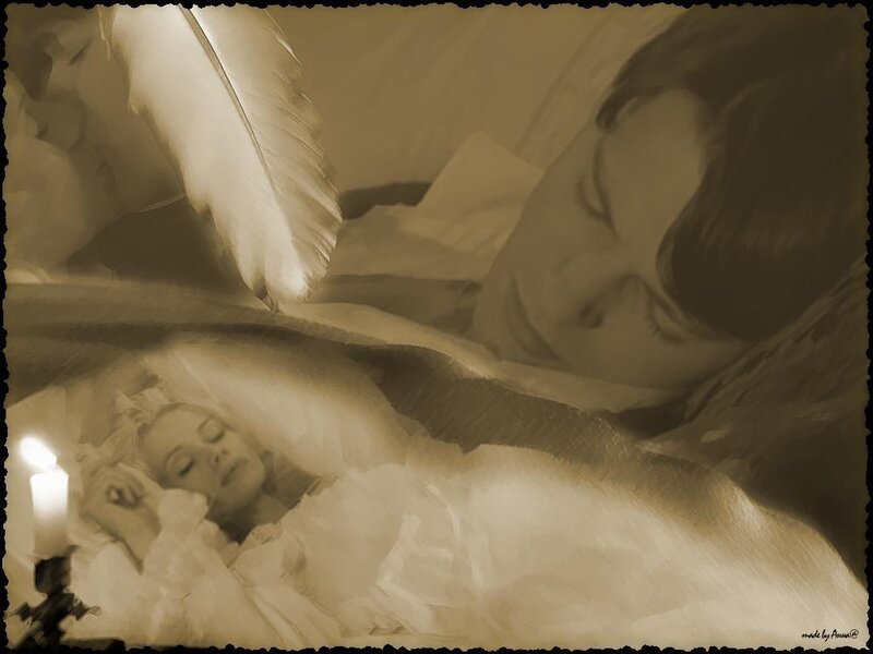 Two women sleeping peacefully