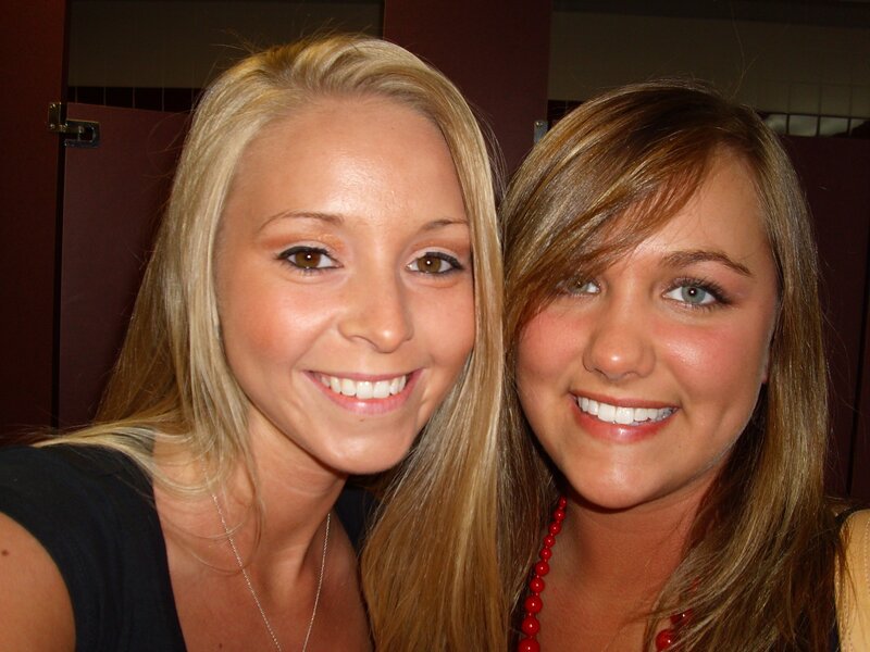 Two Women Smiling — Brown, Happy