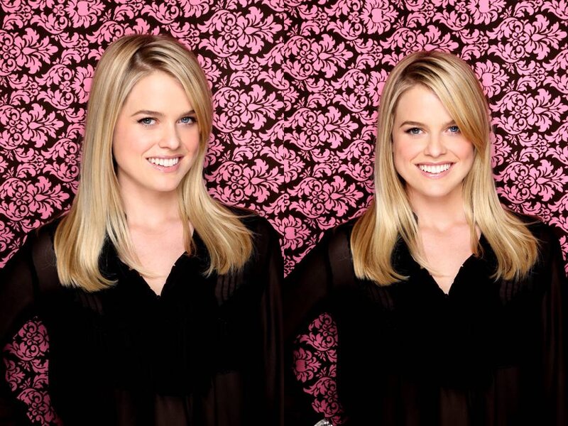Two Women Smiling — Pink, Friendly