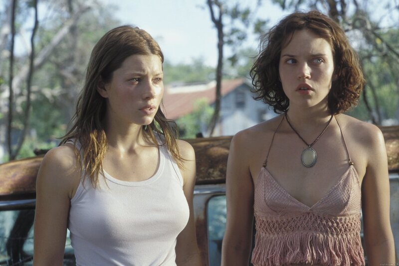 Two Women Standing — White