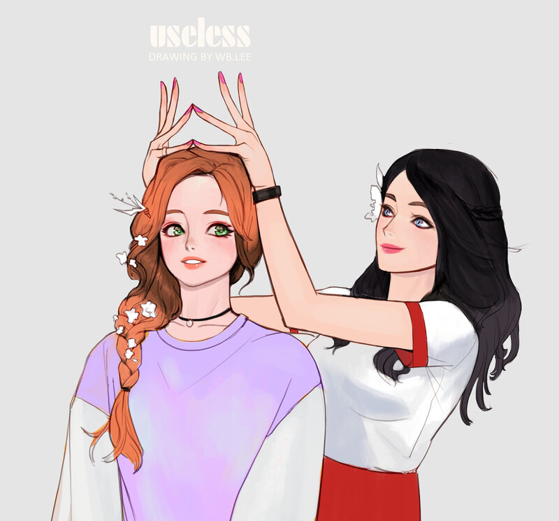 Two Women Styling Hair