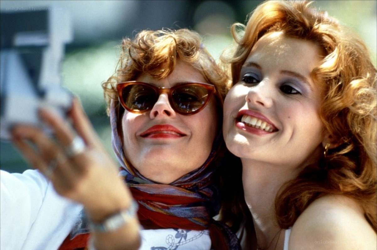 Two women taking a selfie