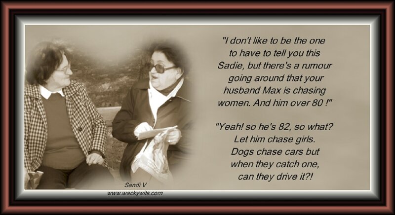 Two Women Talking — Brown, Humorous