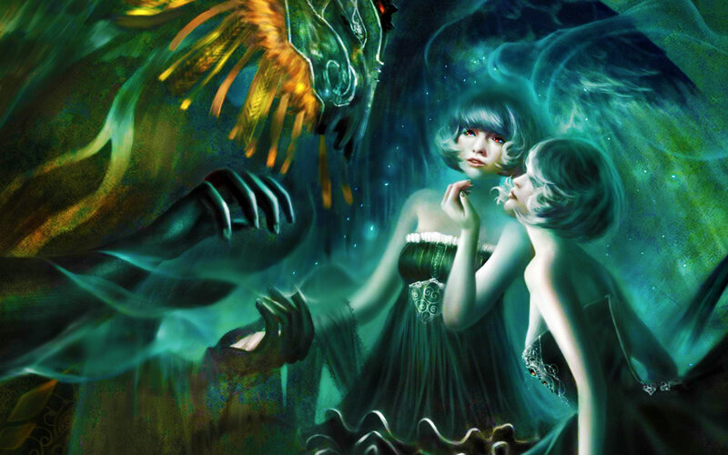 Two Women with a Creature