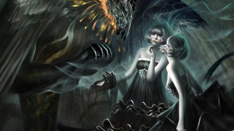 Two Women with a Demon