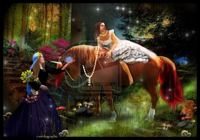 Two Women with a Unicorn