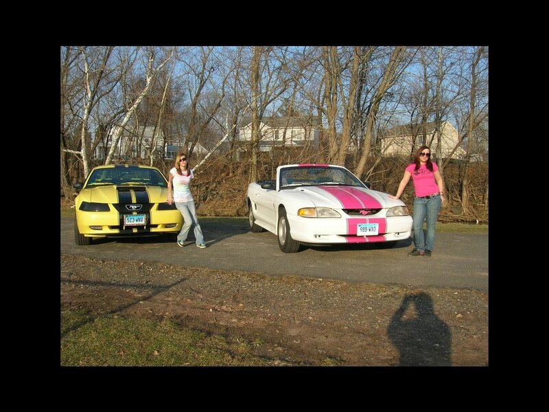 Two Women with Cars