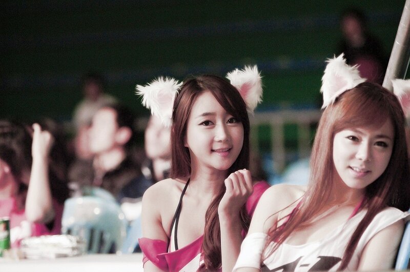 Two Women with Cat Ears