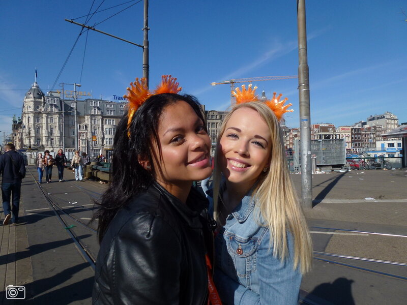 Two Women with Crowns