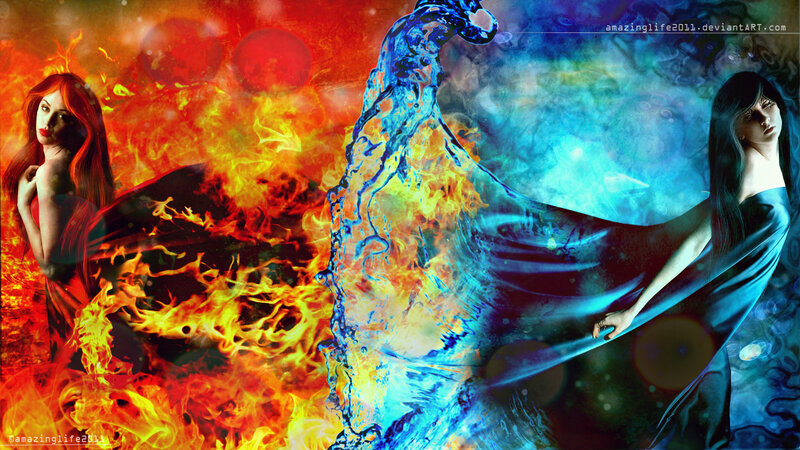 Two Women with Elemental Powers