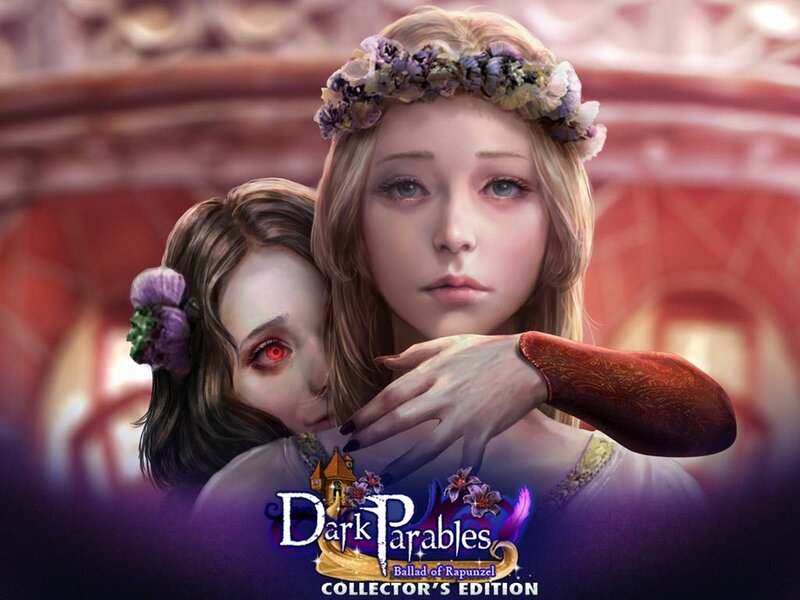 Two Women with Flowers — Purple, Dramatic