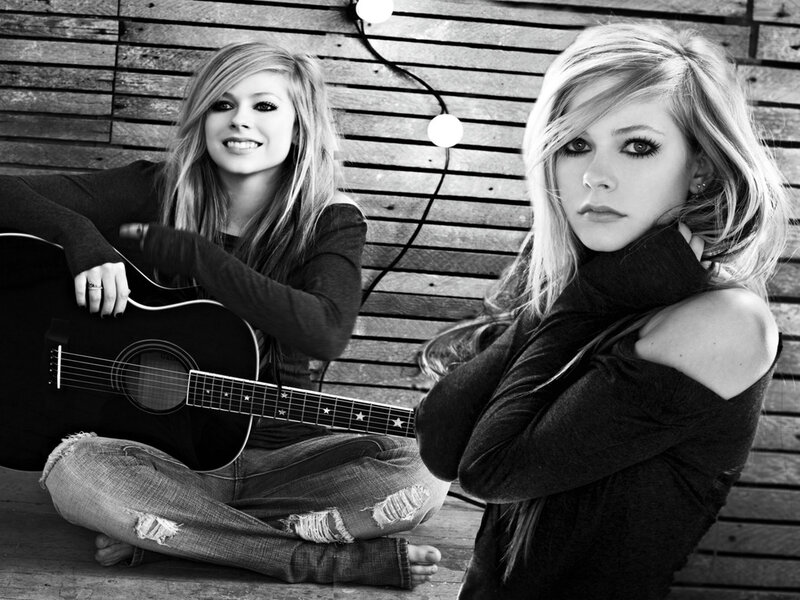 Two Women with Guitar — Black, Casual