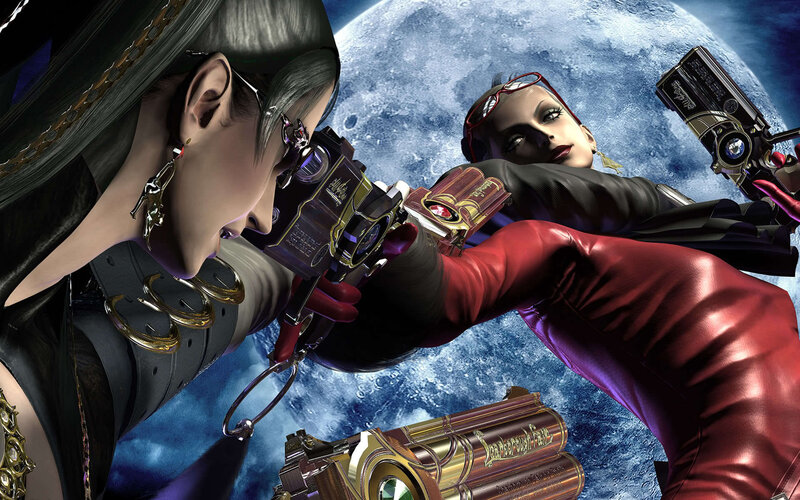 Two Women with Guns — Blue