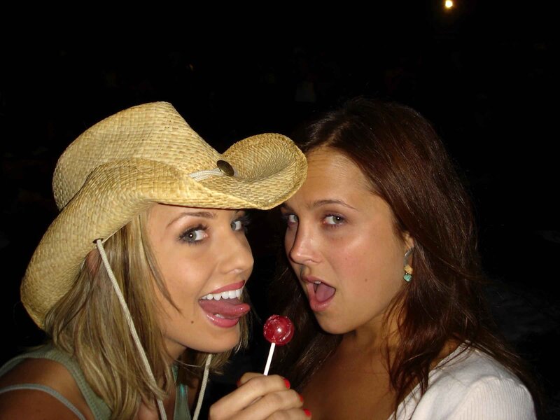 Two Women with Lollipop