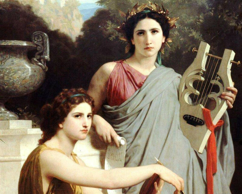 Two Women with Lyre