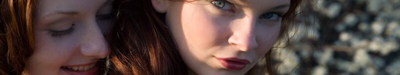 two women with red hair