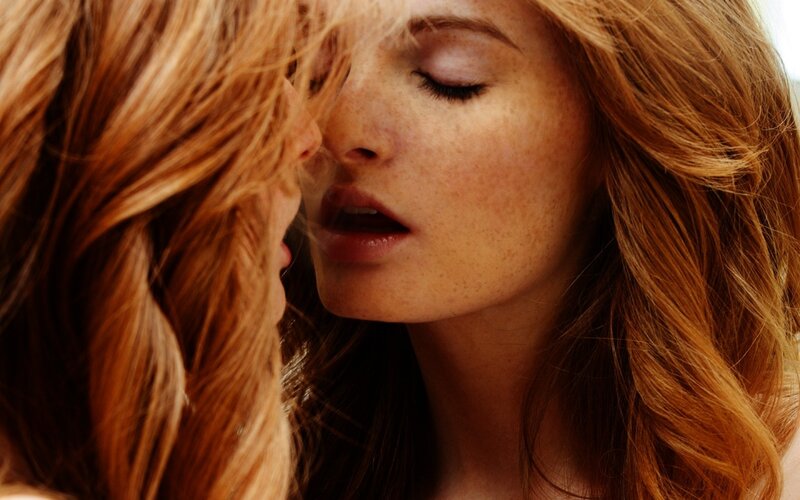 two women with red hair