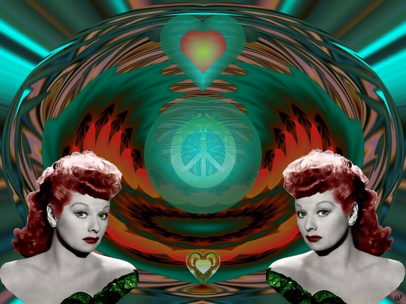 Two Women with Red Hair — Green