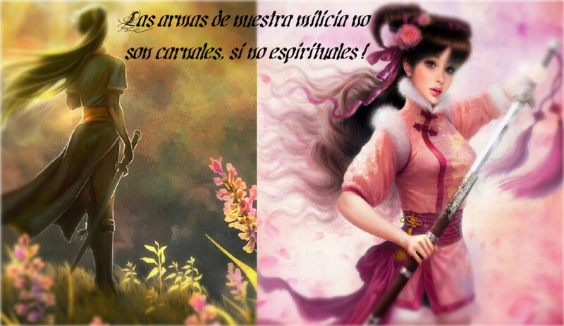 Two Women with Swords — Pink, Dramatic