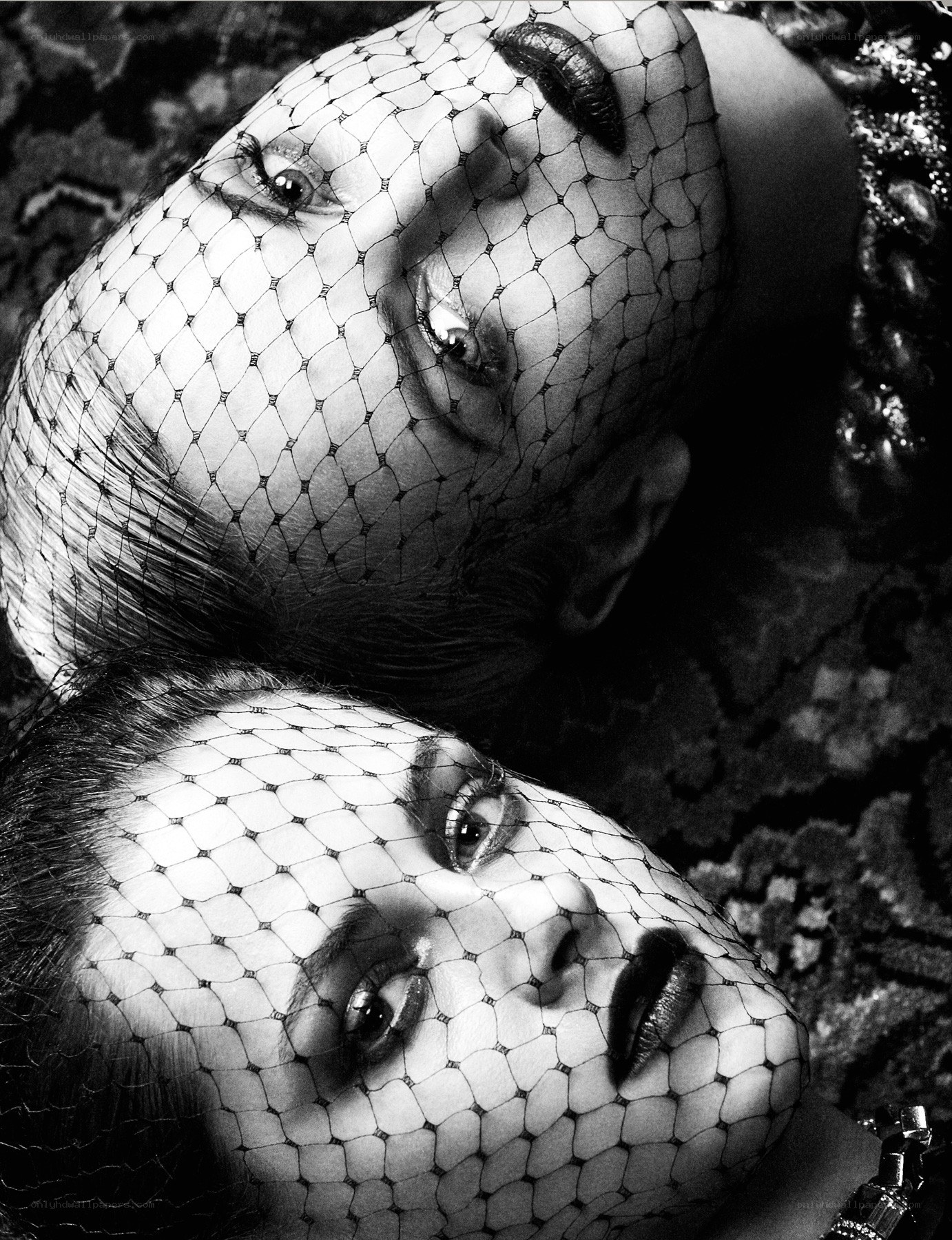 two women with veils