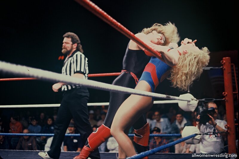 Two Women Wrestling