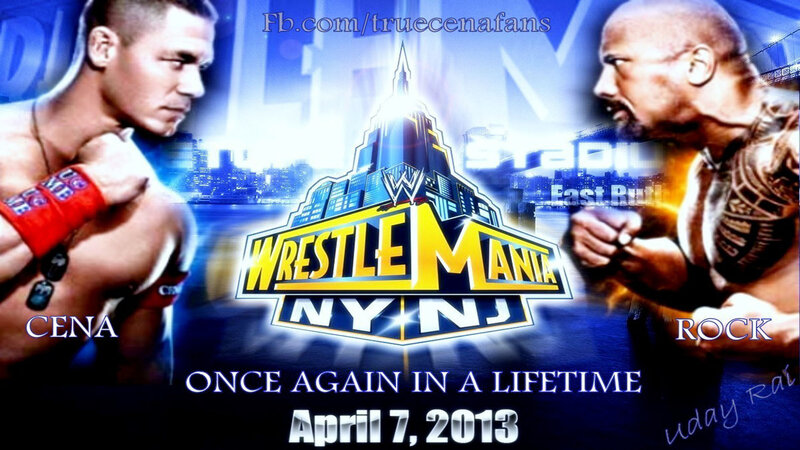 Two Wrestlers Facing Off — Blue
