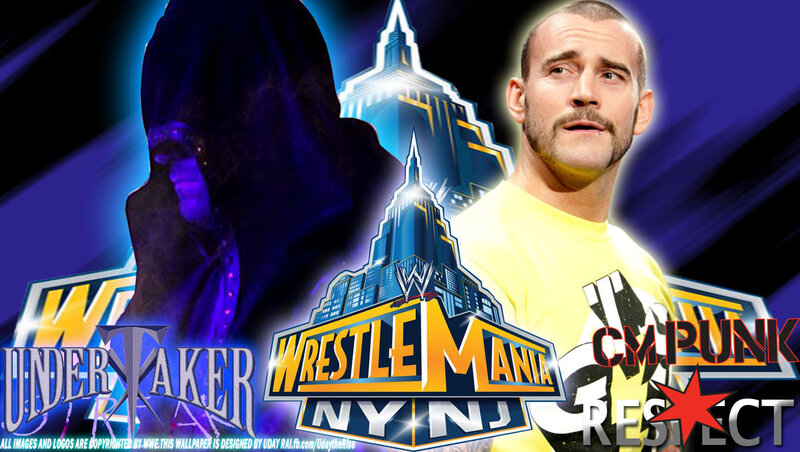 Two Wrestlers in a Poster — Blue