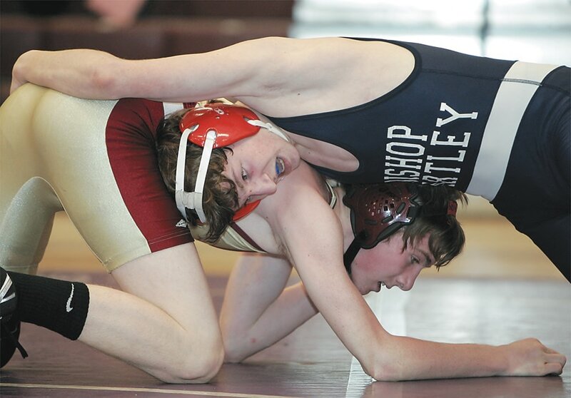 Two Wrestlers in Match