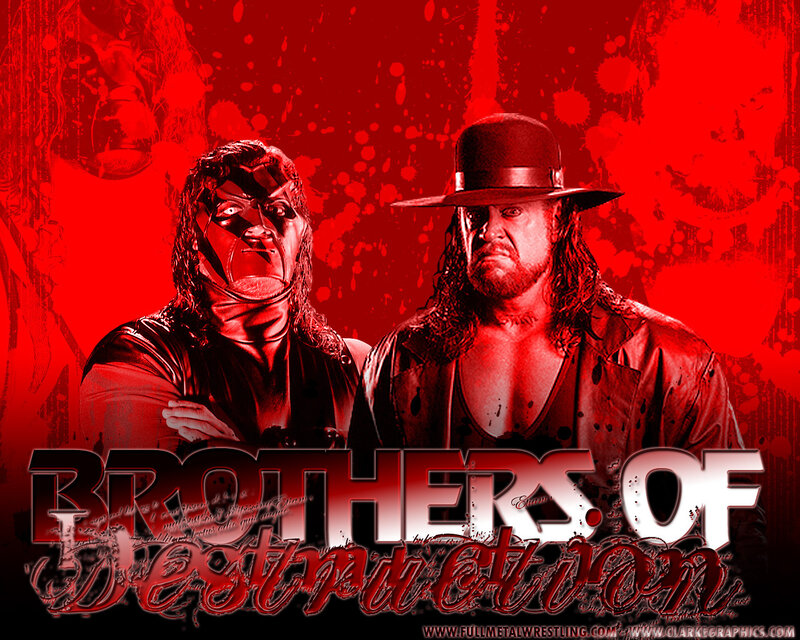 Two Wrestlers in Red