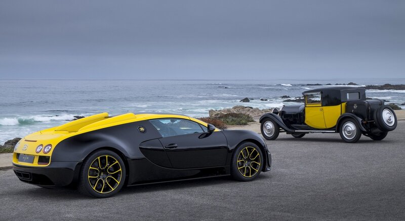 Two Yellow and Black Cars