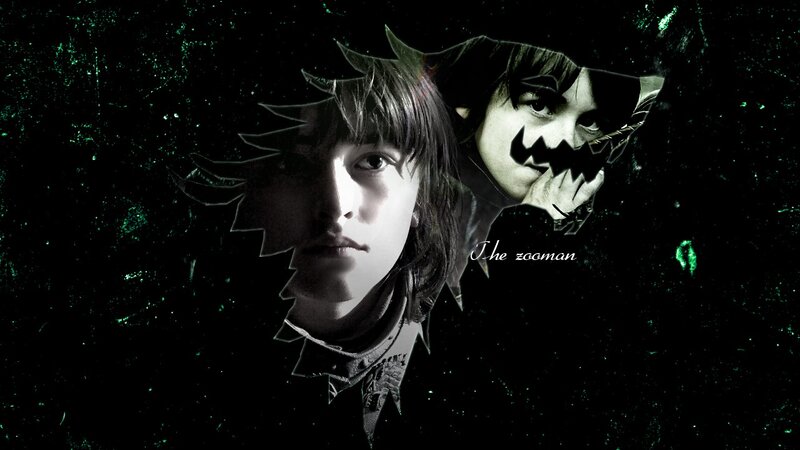 Two Young Boys in Dark Scene