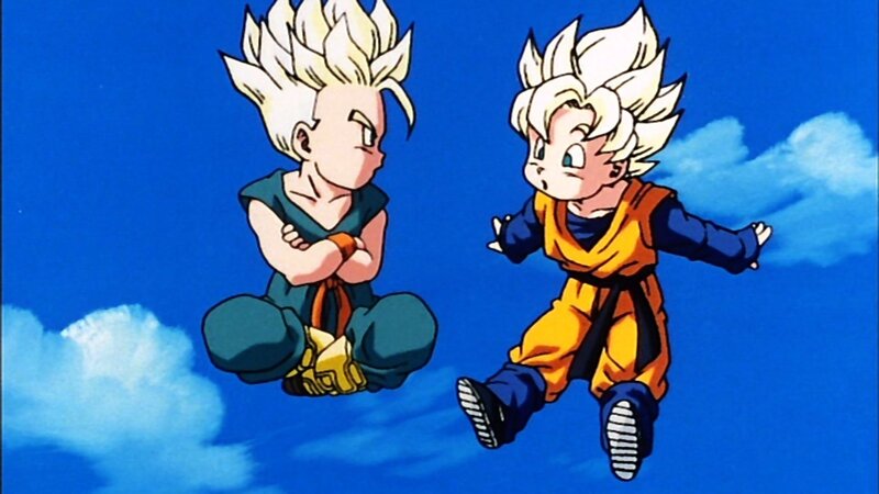 Two Young Boys in Flight